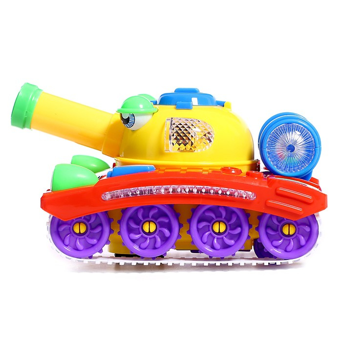 Танк &laquo;Разрушитель&raquo;, стреляет, световые и звуковые эффекты, работает от батареек