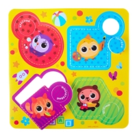 Набор игрушек для ванны &laquo;Кругляшики&raquo;, МАКСИ - пазл, сачок, удочка, Крошка Я