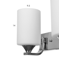 Бра 2490/2CR E27 40Вт хром 30х20 см Бра 2490/2CR E27 40Вт хром 30х20 см