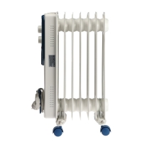 Обогреватель ENGY EN-2507, маслянный, 1500 Вт, 20 м&sup2;, 7 секций, белый