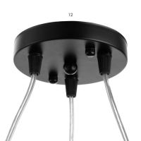 Светильник "Эйсон" 3хЕ27 40Вт черный 51х51х60 см BayerLux Светильник "Эйсон" 3хЕ27 40Вт черный 51х51х60 см BayerLux