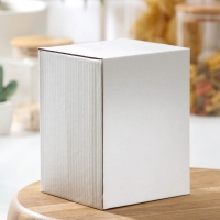 Банка стеклянная для сыпучих продуктов с бамбуковой крышкой BellaTenero &laquo;Эко&raquo;, 750 мл, 11&times;12,5 см