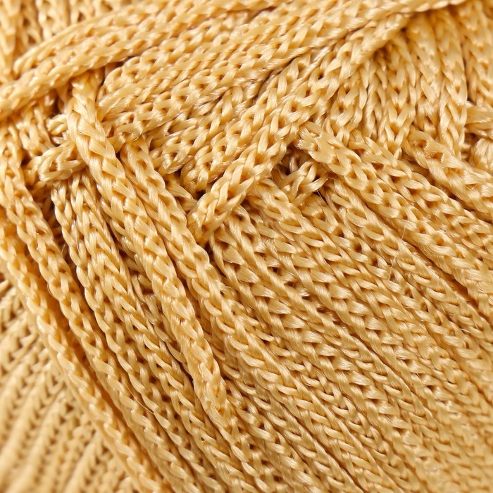 Пряжа "Macrame Макраме" 100% полиэстер 130м/90гр (155 кремовый)
