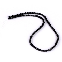 Бусины из натурального камня «Чёрный агат» набор 90 шт., размер 1 шт. — 4 мм Бусины из натурального камня «Чёрный агат» набор 90 шт., размер 1 шт. — 4 мм