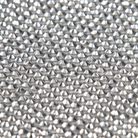 Стразы термоклеевые на листе, d = 3 мм, 40 &times; 24 см, цвет серебряный