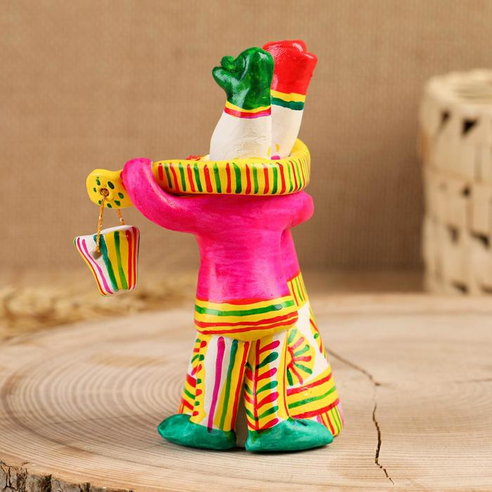 Филимоновская игрушка &laquo;Любота с коромыслом&raquo;