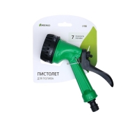 Пистолет для полива, 7 режимов, быстросъёмное соединение, рр&minus;пластик, Greengo