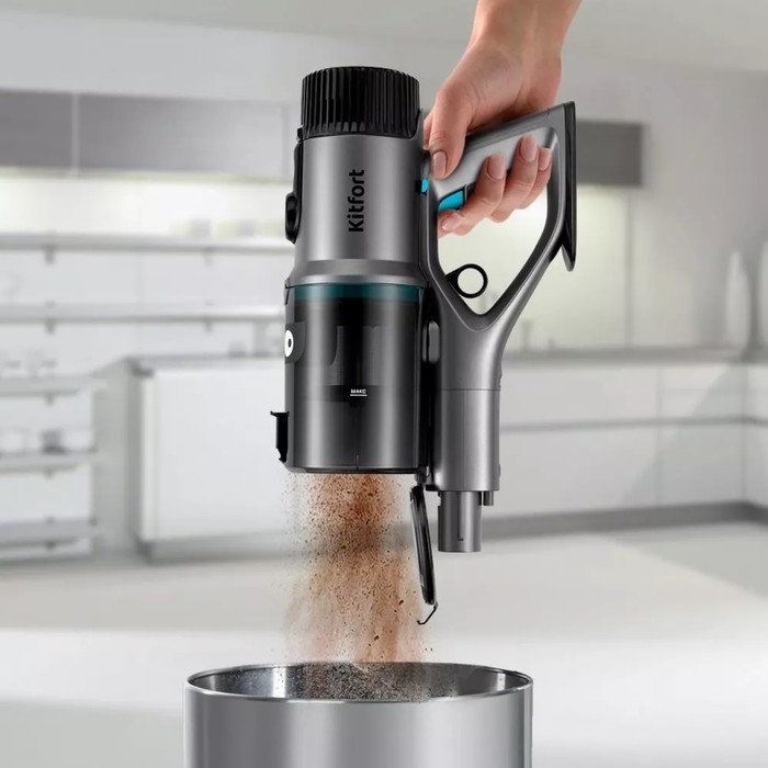 Пылесос Kitfort КТ-5158, вертикальный, беспроводной, 350 Вт, сухая/влажная уборка, 0.6 л Пылесос Kitfort КТ-5158, вертикальный, беспроводной, 350 Вт, сухая/влажная уборка, 0.6 л