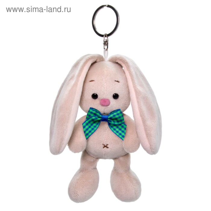 Мягкая игрушка-брелок &laquo;Зайка Ми с голубым бантиком&raquo;, 14 см