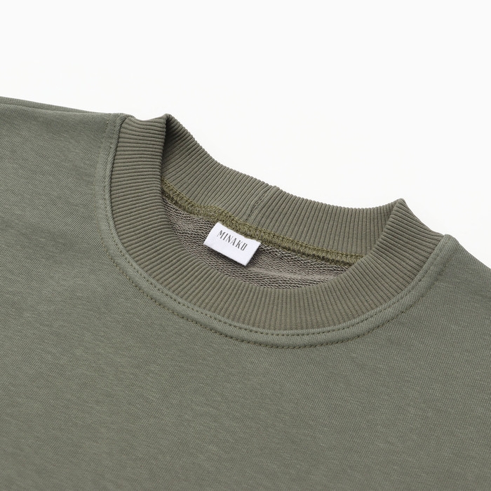 Футболка мужская MINAKU: Basic line MAN цвет хаки, размер 54