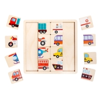 Пазлы из дерева «Половинки. Транспорт» Пазлы из дерева «Половинки. Транспорт»