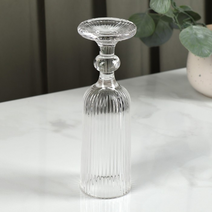 Бокал для шампанского стеклянный Magistro &laquo;Грани&raquo;, 150 мл, 5,5&times;18,5 см, цвет прозрачный