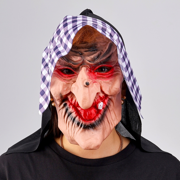 Карнавальная маска &laquo;Баба-яга&raquo;