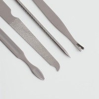 Набор маникюрный «Люси», 10 предметов, кожзам-чехол, цвет ментоловый Набор маникюрный «Люси», 10 предметов, кожзам-чехол, цвет ментоловый