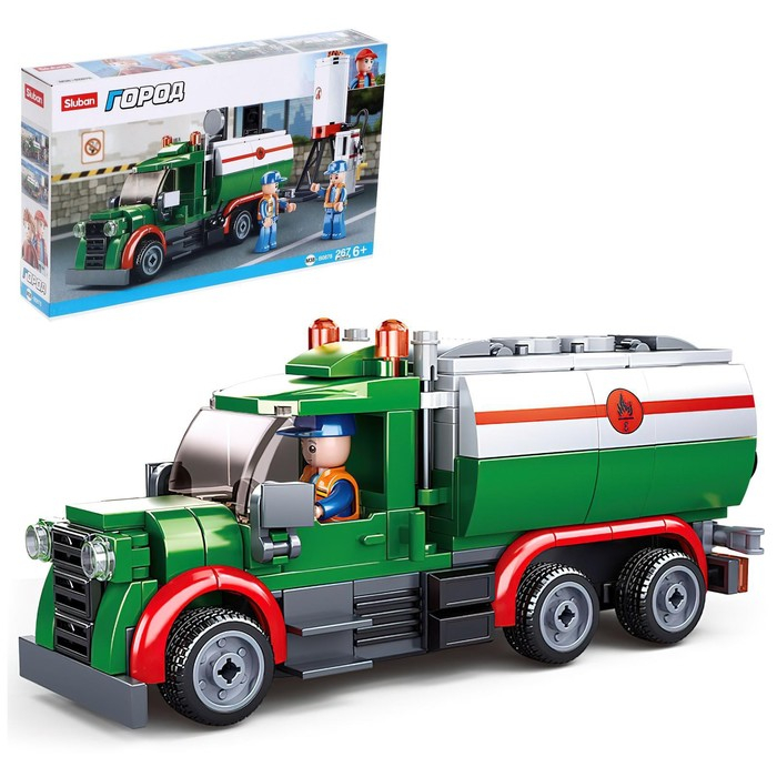 Конструктор Город &laquo;Бензовоз&raquo;, 267 деталей