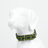 Ошейник брезентовый безразмерный двухслойный, хаки/зелёный, 67 х 3 см, ОШ до 55 см Ошейник брезентовый безразмерный двухслойный, хаки/зелёный, 67 х 3 см, ОШ до 55 см