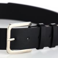 Ремень женский, ширина 4 см, винт, пряжка металл, цвет чёрный Ремень женский, ширина 4 см, винт, пряжка металл, цвет чёрный