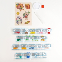 Алмазная мозаика - стикер на новый год для детей с частичным заполнением «Волшебный Новый Год!», новогодний набор для творчества Алмазная мозаика - стикер на новый год для детей с частичным заполнением «Волшебный Новый Год!», новогодний набор для творчества