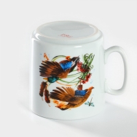 Кружка фарфоровая &laquo;Сезон охоты&raquo;, 300 мл, белая