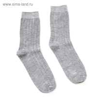 Носки мужские Collorista &laquo;Полосы&raquo; цвет серый, размер 40-46 (27-31 см)