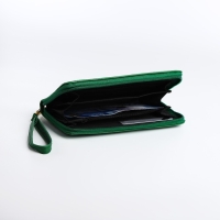Кошелёк женский на молнии, цвет зелёный Кошелёк женский на молнии, цвет зелёный