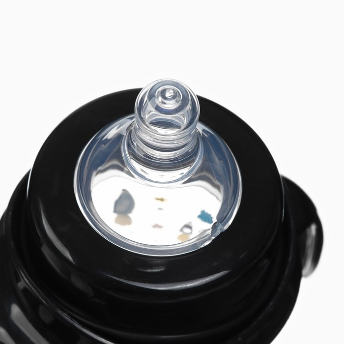 Бутылочка для кормления Ø50мм ШГ, +0мес.,150мл, цвет черный Бутылочка для кормления Ø50мм ШГ, +0мес.,150мл, цвет черный