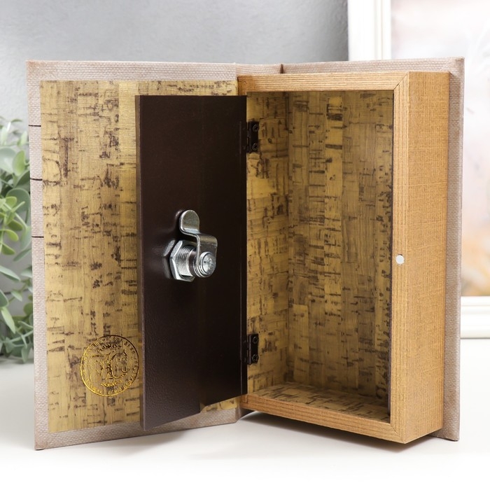 Сейф-книга дерево кожзам Сейф-книга дерево кожзам "Дом, милый дом" 21х13х5 см