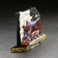 Сувенир-скол "Медведи", змеевик, каменная крошка, микс Сувенир-скол "Медведи", змеевик, каменная крошка, микс