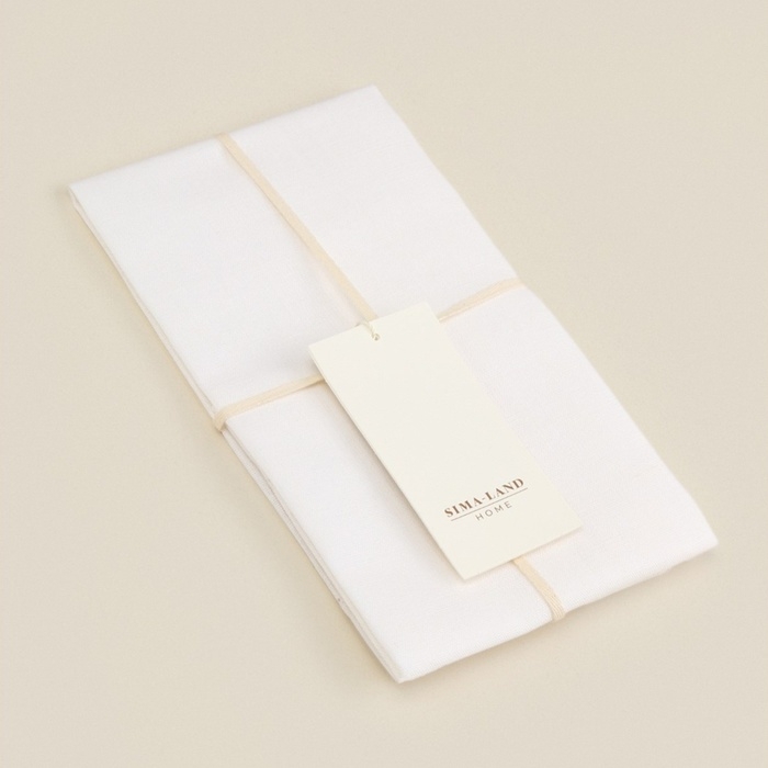 Дорожка с мережкой SL HOME Fiesta  30х60см.-1 шт, лен 48%, хл 52%, 206 гр/м2