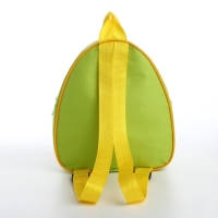 Рюкзак детский для девочки &laquo;Уточка&raquo;, 23х20,5 см, отдел на молнии, цвет зеленый