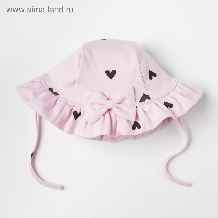 Панамка Крошка Я Панамка Крошка Я "Сердечки", розовый, р.46