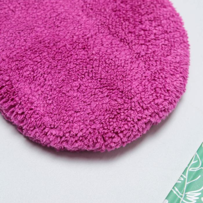 Варежка для уборки Доляна, 22&times;26 см, 40 гр, двухсторонняя, мягкая, микрофибра