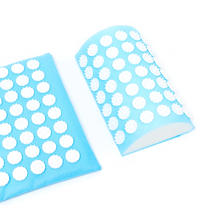 Аппликатор Кузнецова комплект на мягкой подложке, 144 колючки, спантекс, бордовый, 260х560 мм + валик 140*230 Аппликатор Кузнецова комплект на мягкой подложке, 144 колючки, спантекс, бордовый, 260х560 мм + валик 140*230