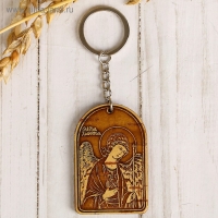 Брелок с молитвой &laquo;Ангел Хранитель&raquo;, береста