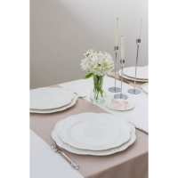 Тарелка фарфоровая «Этюд», d=30 см, цвет белый Тарелка фарфоровая «Этюд», d=30 см, цвет белый