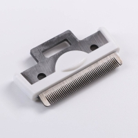 Дешеддер малый со съёмным лезвием, 15 х 6,2 см, бело-розовый Дешеддер малый со съёмным лезвием, 15 х 6,2 см, бело-розовый