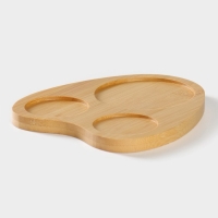 Набор фарфоровый для специй на подставке из бамбука BellaTenero «Кактусы», 12×12,5×10 см, цвет белый Набор фарфоровый для специй на подставке из бамбука BellaTenero «Кактусы», 12×12,5×10 см, цвет белый