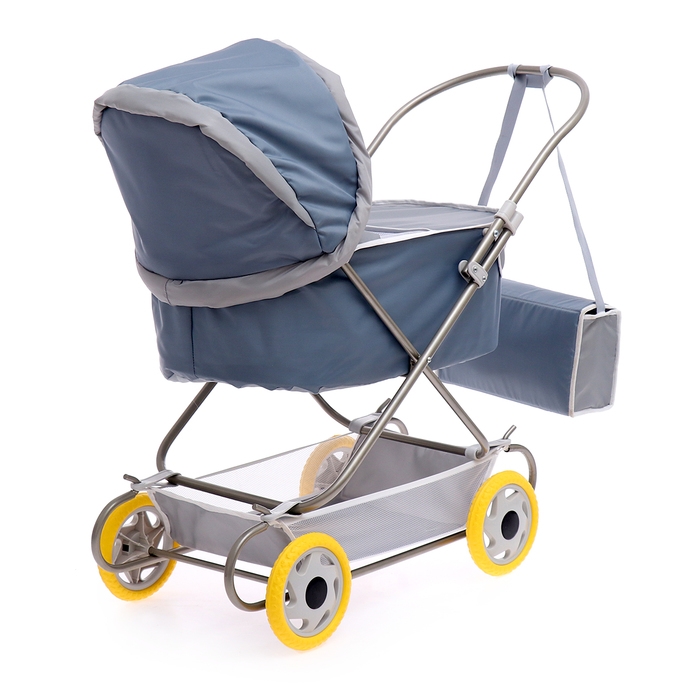 Коляска кукольная №6, серый Коляска кукольная №6, серый