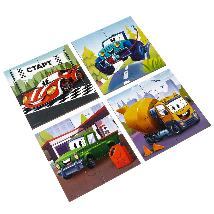 Пазлы &laquo;Машинки&raquo;