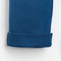 Комплект: джемпер и брюки Крошка Я &laquo;Леопарды&raquo;, цвет серый/синий, рост 74-80 см