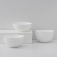 Набор мисок Luminarc Everyday, d=18 см, стеклокерамика, 6 шт, цвет белый Набор мисок Luminarc Everyday, d=18 см, стеклокерамика, 6 шт, цвет белый