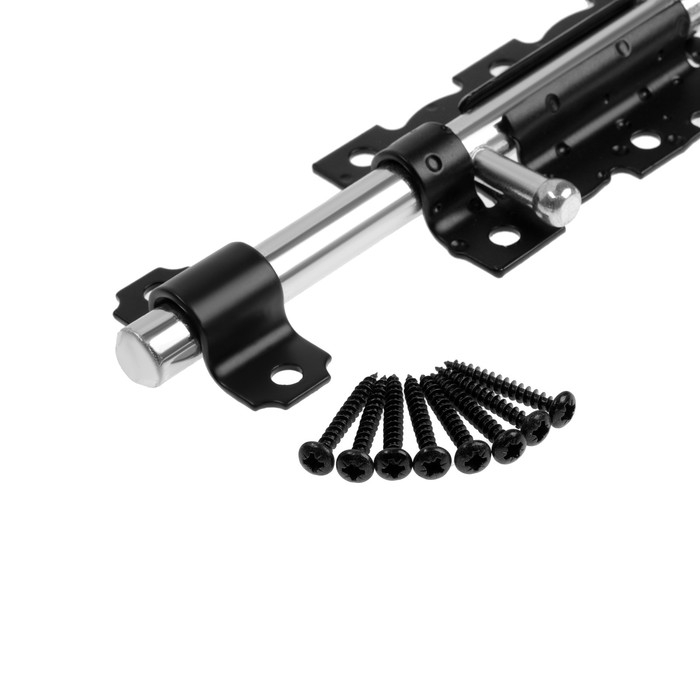 Задвижка дверная ЗД-110-Гб-SL, черный матовый Задвижка дверная ЗД-110-Гб-SL, черный матовый