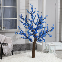 Светодиодное дерево &laquo;Сакура&raquo; 1.8 м, 768 LED, постоянное свечение, 220 В, свечение синее