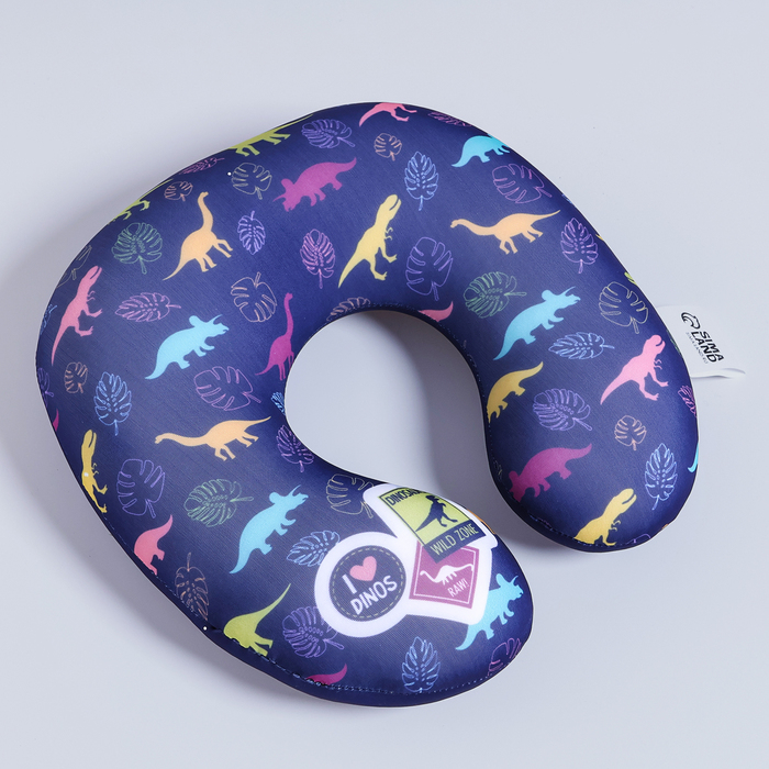 Подушка детская для путешествий антистресс &laquo;Динозаврики&raquo;