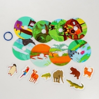 Игра на липучках &laquo;Весёлые липучки. Кто где живёт?&raquo;