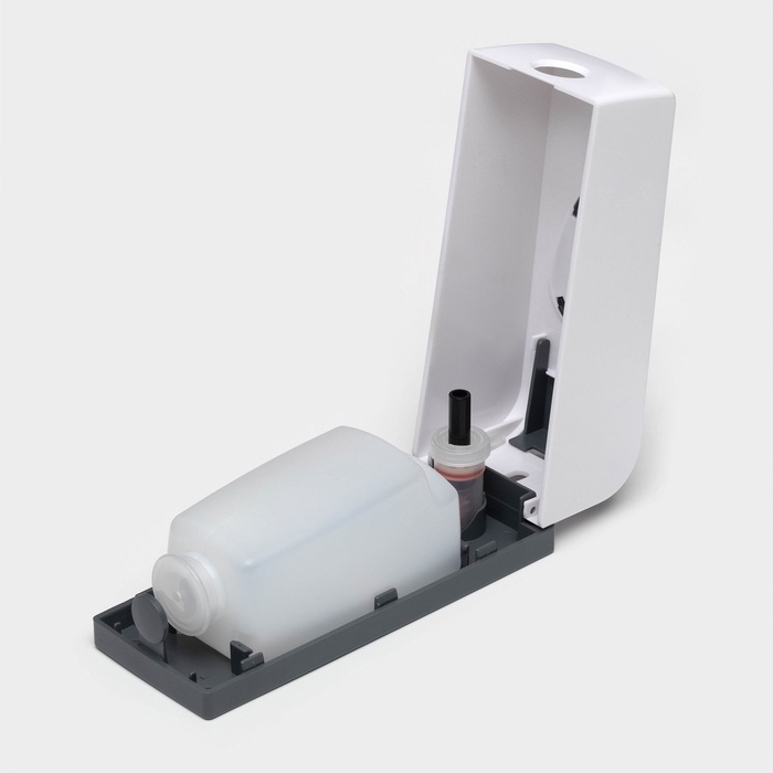 Диспенсер для мыла и антисептика SAVANNA, механический, 350 мл, пластик, белый