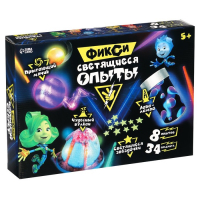 Набор для опытов &laquo;Фиксики: Светящиеся опыты&raquo;, 8 опытов
