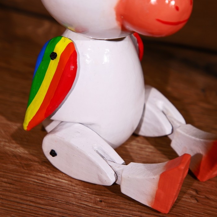 Сувенир Сувенир "Единорожик" висячие лапки, дерево 30 см