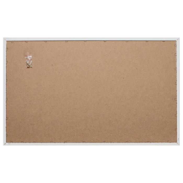 Картина "Цветы на камнях" 67х107 см рамка микс