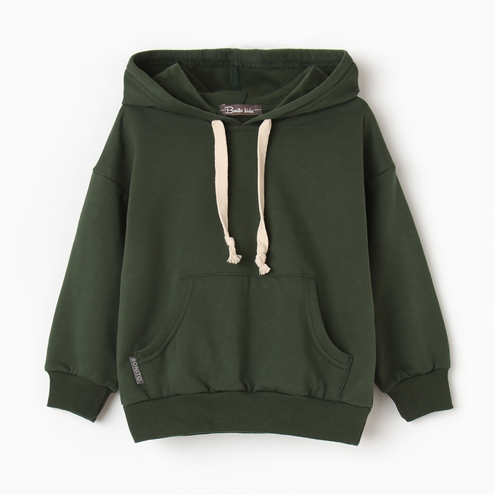 Толстовка для мальчиков, НАЧЁС, цвет хаки, рост 110 см